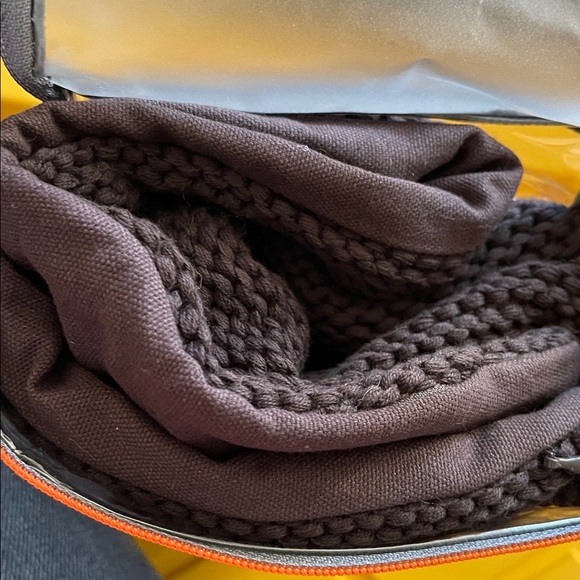 Knit brown Pillow shams set 26x26 - Picture 4 of 8